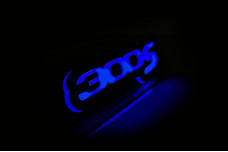 Led Badge with logo 300S (type 1)