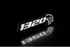 Led Badge with logo 1320 Hellcat