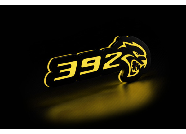 Led Badge with logo 392 Hellcat