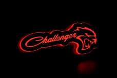 Led Badge with logo Challenger Hellcat