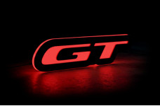 Led Badge with logo Dodge GT