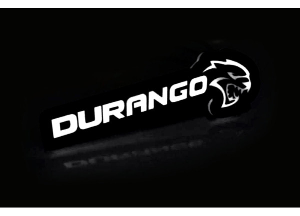 Led Badge with logo Durango Hellcat Led Badge with logo Durango Hellcat