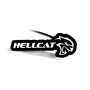 Led Badge with logo Hellcat + logo Hellcat