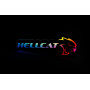 Led Badge with logo Hellcat + logo Hellcat