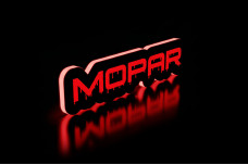 Led Badge with logo Mopar Blood