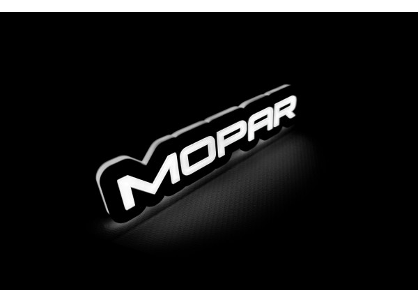 Led Badge with logo Mopar (type 1)