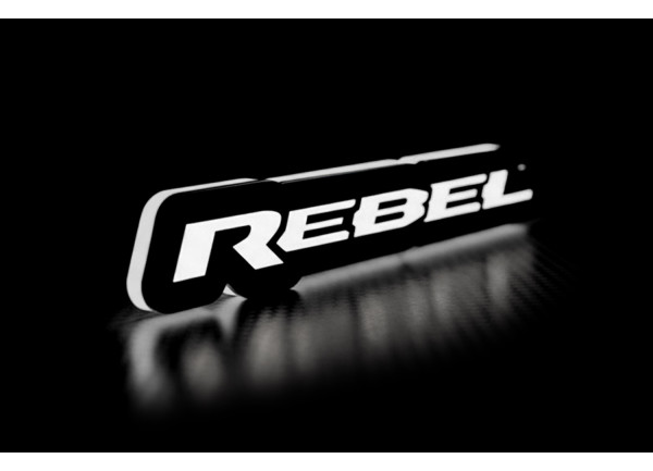 Led Badge with logo Rebel Led Badge with logo Rebel