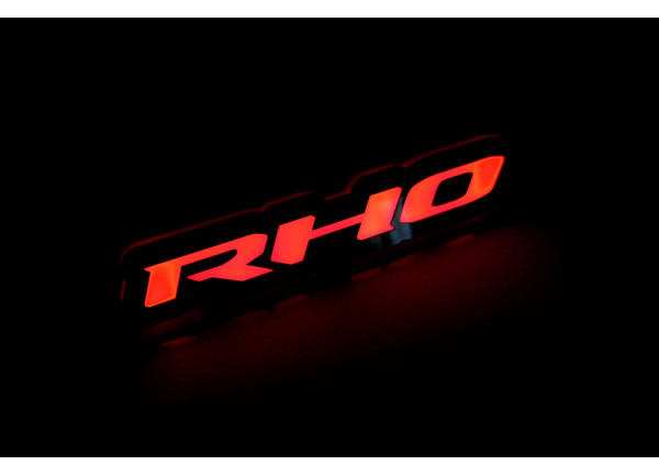 Led Badge with logo RHO (type 1) Led Badge with logo RHO (type 1)
