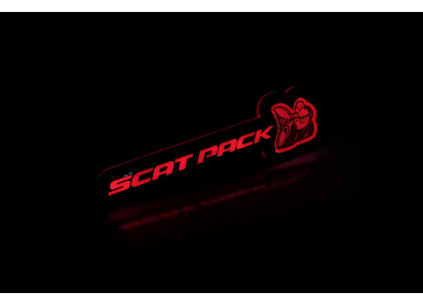 Led Badge with logo Scatpack (type 3) Led Badge with logo Scatpack (type 3)