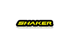 Led Badge with logo Shaker