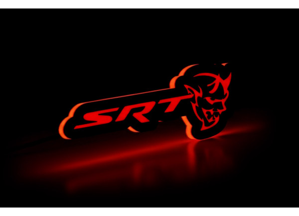 Led Badge with logo SRT Demon Led Badge with logo SRT Demon