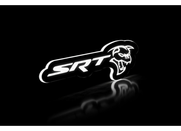 Led Badge with logo SRT Ghoul