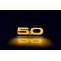 Led Badge with logo Mustang 5.0 (type 1)