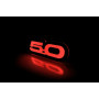 Led Badge with logo Mustang 5.0 (type 1)