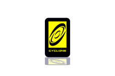 Led Badge with logo Cyclone (type 1)