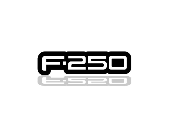 Led Badge with logo F250