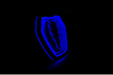 Led Badge with logo Mustang Dark Horse (type 1)