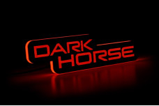 Led Badge with logo Mustang Dark Horse (type 2)
