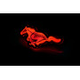 Led Badge with logo Mustang Horse Skeleton