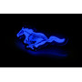 Led Badge with logo Mustang Horse Skeleton