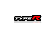 Led Badge with logo TypeR (Var. 1)