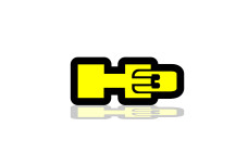 Led Badge with logo Hummer H3