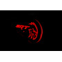 Led Badge with logo SRT HellHawk