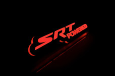 Led Badge with logo SRT powered