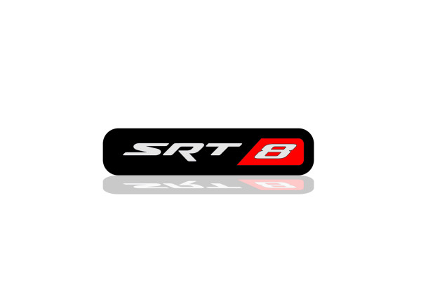 Led Badge with logo SRT8 (type 1)