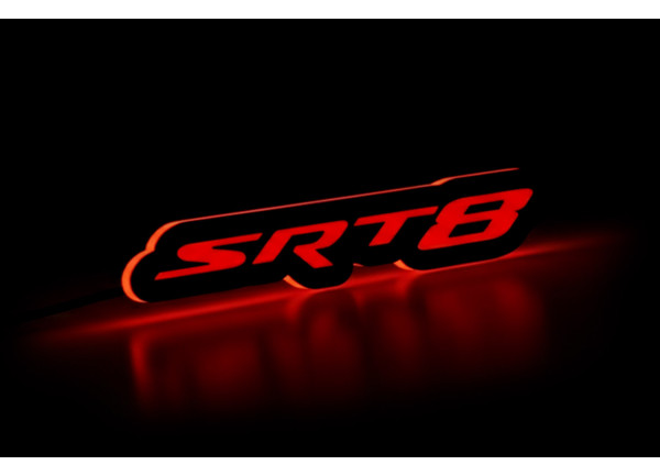 Led Badge with logo SRT8 (type 2)