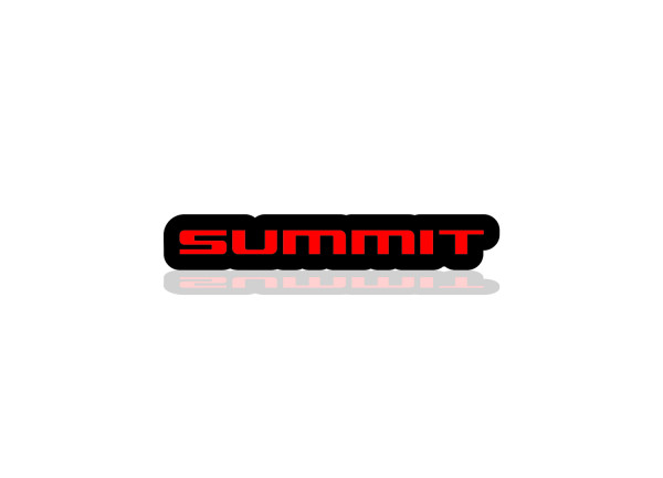 Led Badge with logo Summit