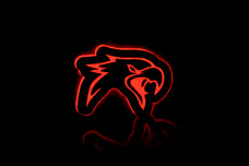 Led Badge with logo Trackhawk (type 2)