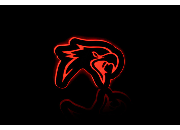 Led Badge with logo Trackhawk (type 2)