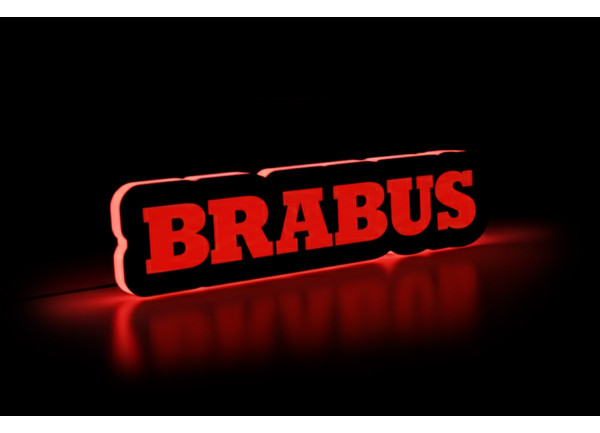 Led Badge with logo Brabus