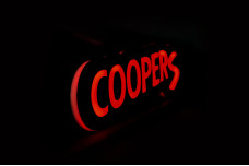 Led Badge with logo Cooper S (type 2)