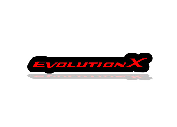 Led Badge with logo Evolution X