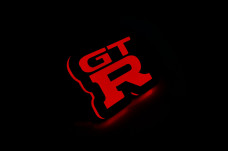 Led Badge with logo GT-R (type 2)