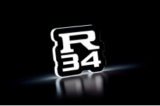 Led Badge with logo R34 (type 2)