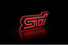 Led Badge with logo STI