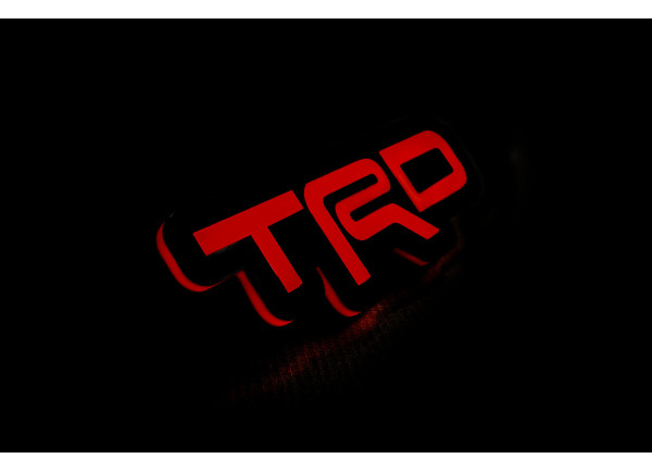 Led Badge with logo TRD (type 1)