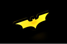Led Badge with logo Batman