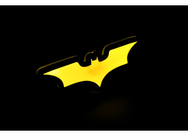 Led Badge with logo Batman