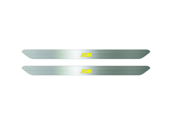 Led door sills BMW X5 G05 2019-2026 with logo ///M type OEM (front doors) Led door sills BMW X5 G05 2019-2026 with logo ///M type OEM (front doors)