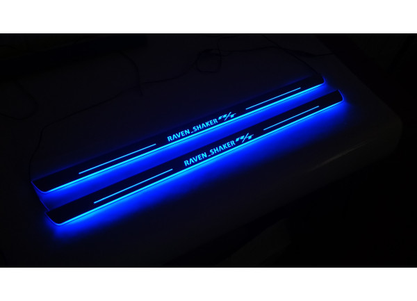 Custom led door sills (front doors)