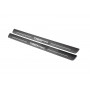 Plastic door sills for Toyota Tundra III 2014-2021 (CrewMax) with logo TRDpro - (type CARBON)