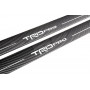 Plastic door sills for Toyota Tundra III 2014-2021 (CrewMax) with logo TRDpro - (type CARBON)