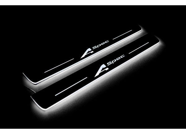 Led door sills Acura MDX IV 2021+ with logo A-Spec (front doors)