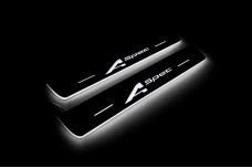 Led door sills Acura MDX IV 2021+ with logo A-Spec (rear doors)
