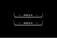 Led door sills Acura MDX IV 2021+ with logo MDX (rear doors)