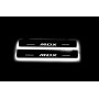 Led door sills Acura MDX II 2006-2013 logo MDX (rear doors)